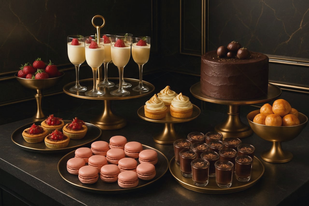 Mesa de postre en boda